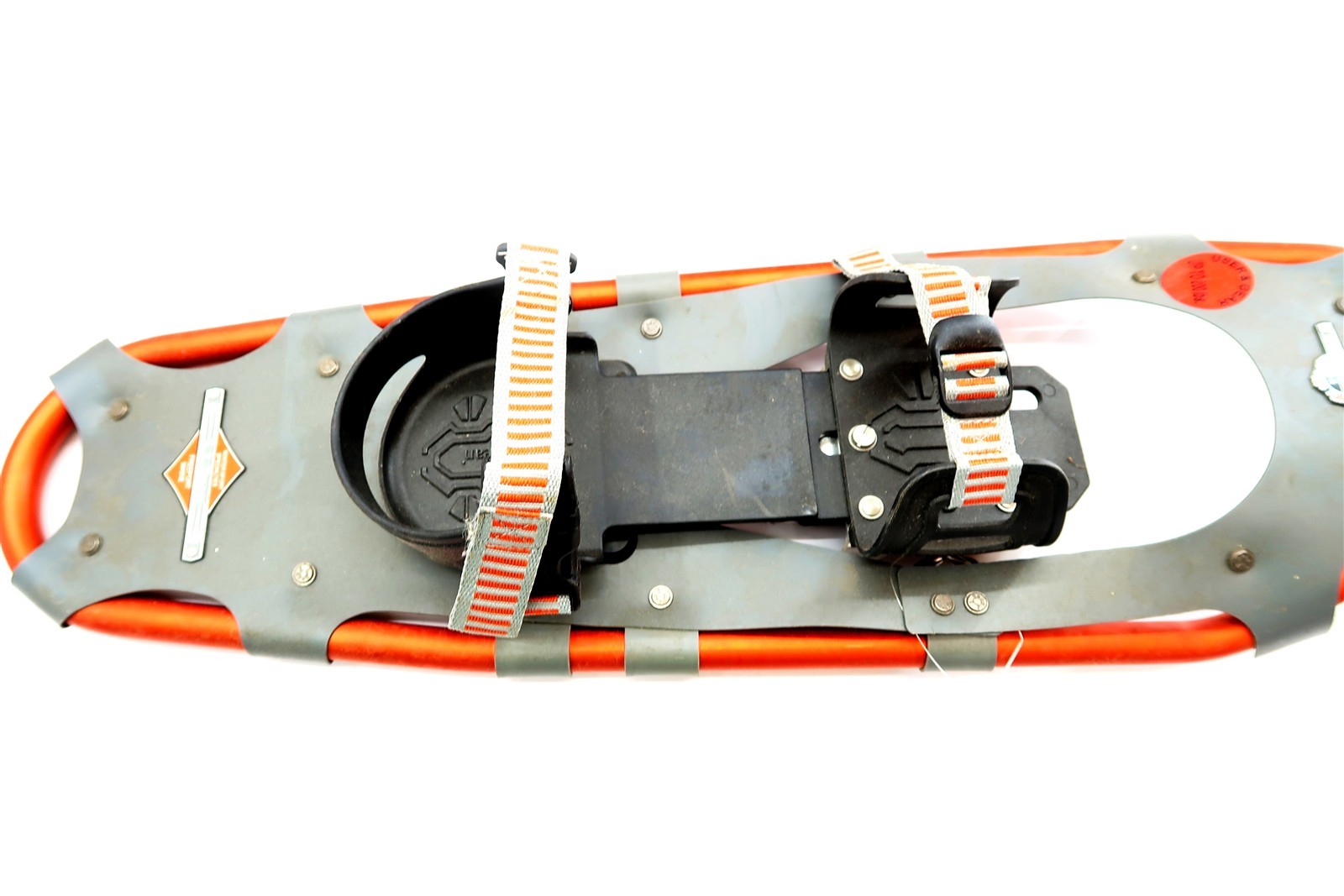 LL BEAN WINTER WALKER 26 Snowshoes Orange and Gray ~ Nice Condition