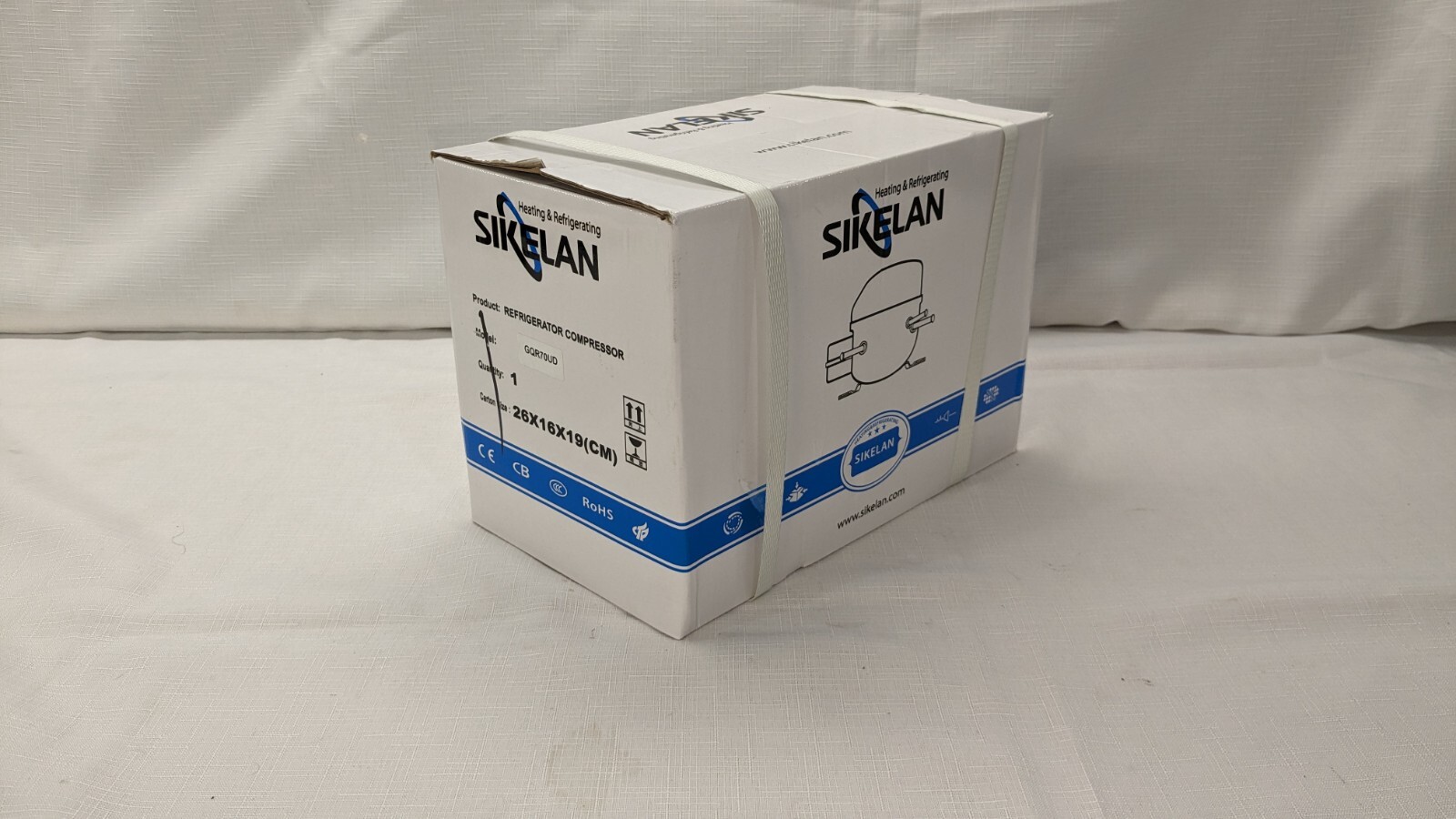 Sikelan GQR11UD 1/2hp 110VAC R290 LBP / MBP Refrigeration Compressor