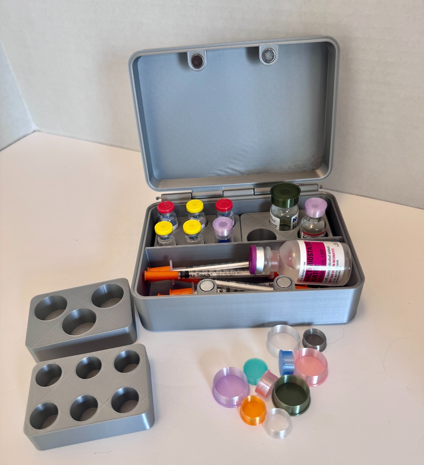 Modular! Peptide GLP, HRT, TRT, Storage Case - Adjustable as your needs change.