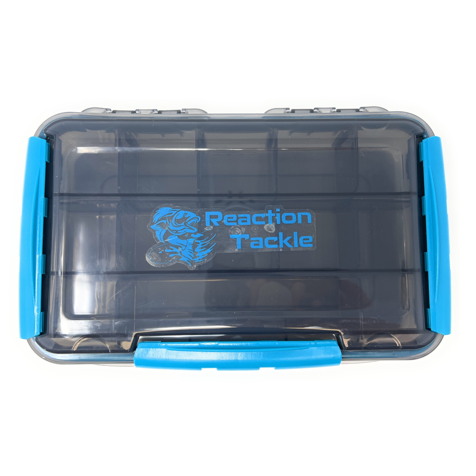 Reaction Tackle Waterproof Tackle Trays - 100% Secure with 3 Clips (2pk or 4pk)