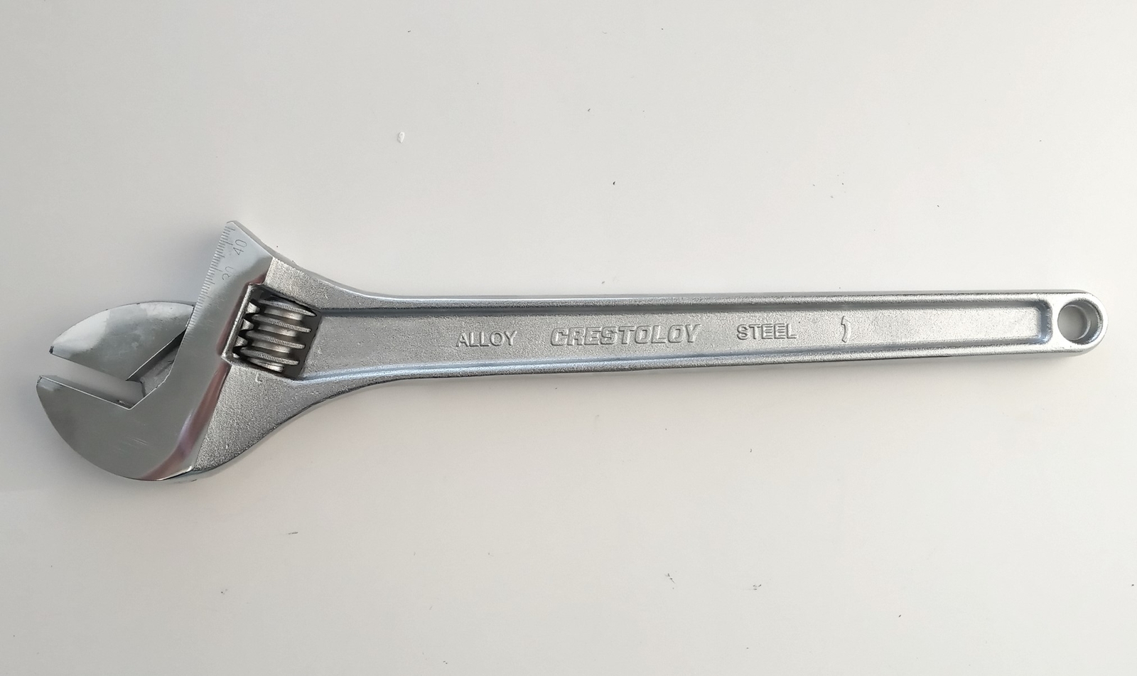 Crescent AC215BK 15" Tapered Handle Adjustable Wrench, Chrome Finish