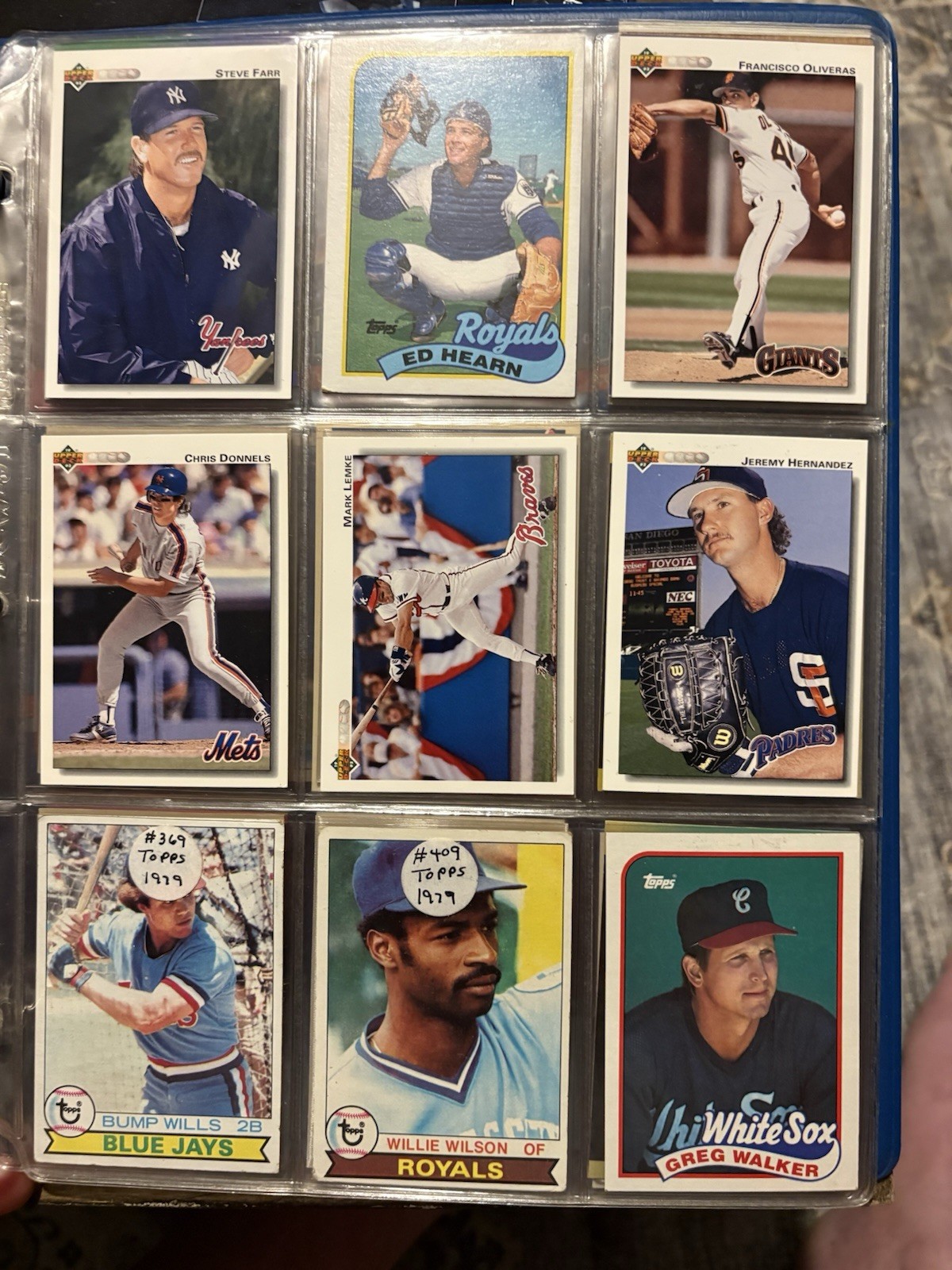Vintage Baseball Card Lot 117+ Bo Jackson Nolan Ryan Schmidt Mattingly