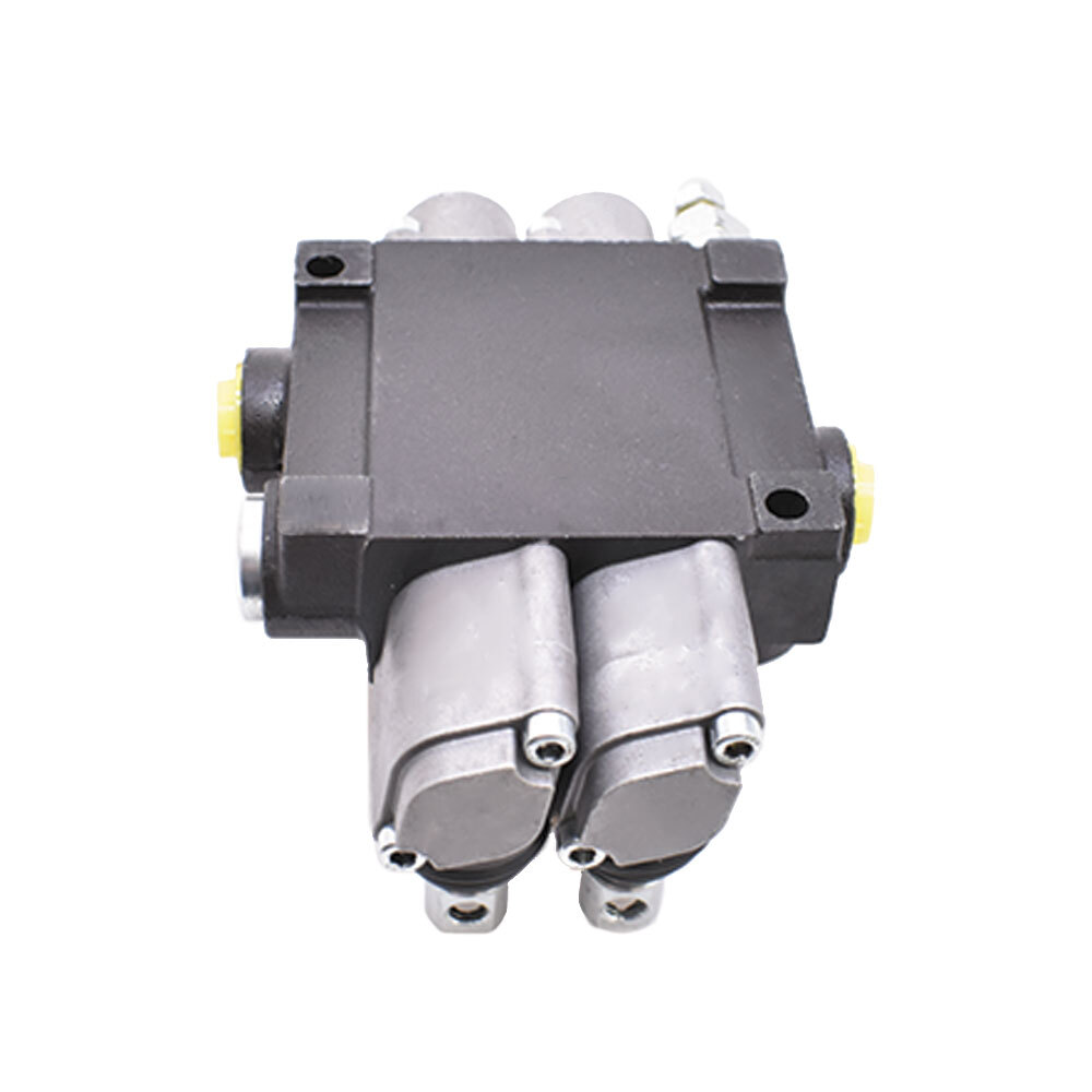 Hydraulic Control Valve Double Acting 2 Spool 3600 PSI 13 GPM SAE Ports