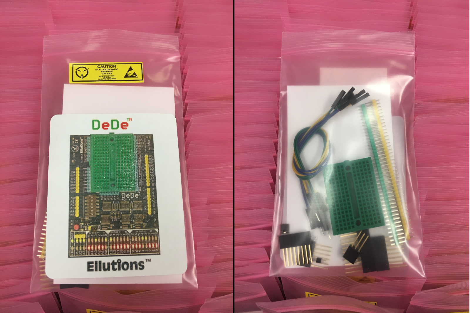 DeDe DEbug & DEvelopment Shield for Arduino UNOs & Compatibles
