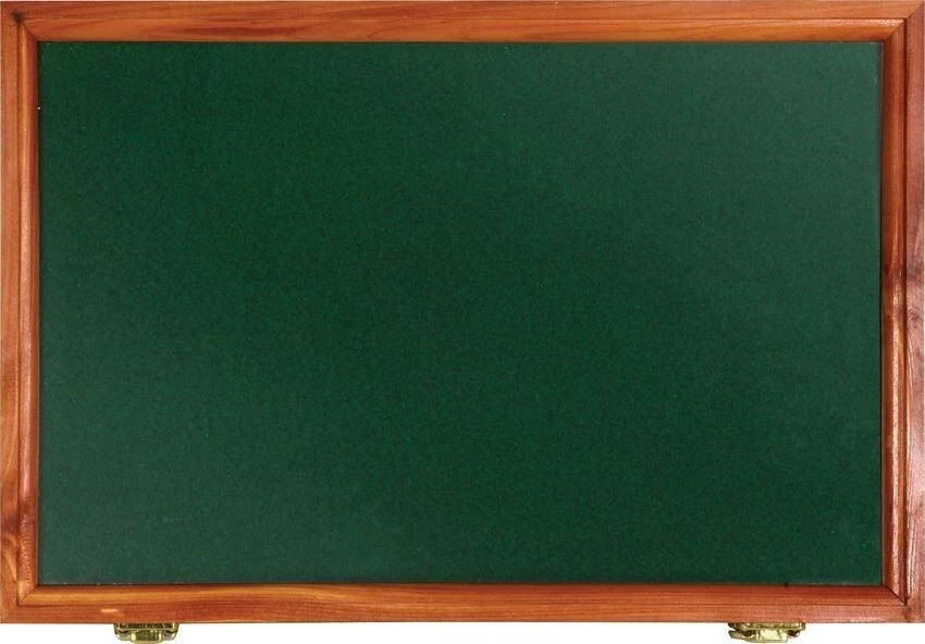 NEW M4396 KNIFE Display Case Cedar WOOD Glass Top Felt Lining LOCKING 2 Keys USA