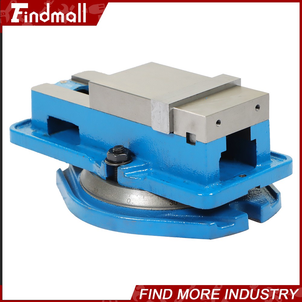 Findmall 3" Milling Machine Vise Lockdown Vise Bench Vice 360 Degree Swivel Base