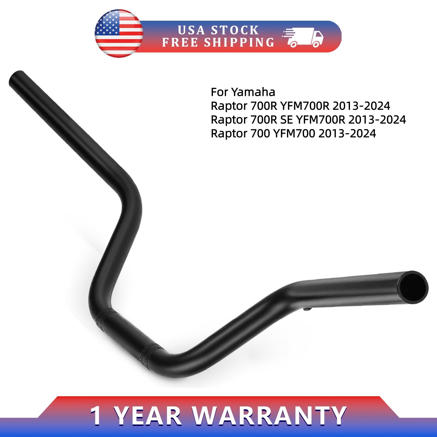 Heavy Duty Handlebar 1PE-F6111-00-00 for Yamaha Raptor 700/R YFM700/R 2013-2024