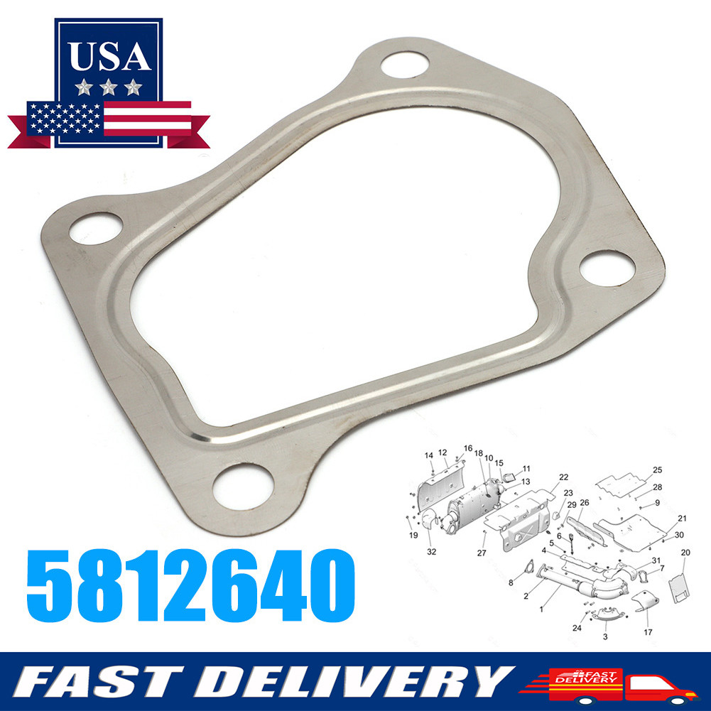 For 2016-2024 Polaris Turbo Exhaust Gasket Kit RZR XPT XP Turbo PRO # 5812640 US