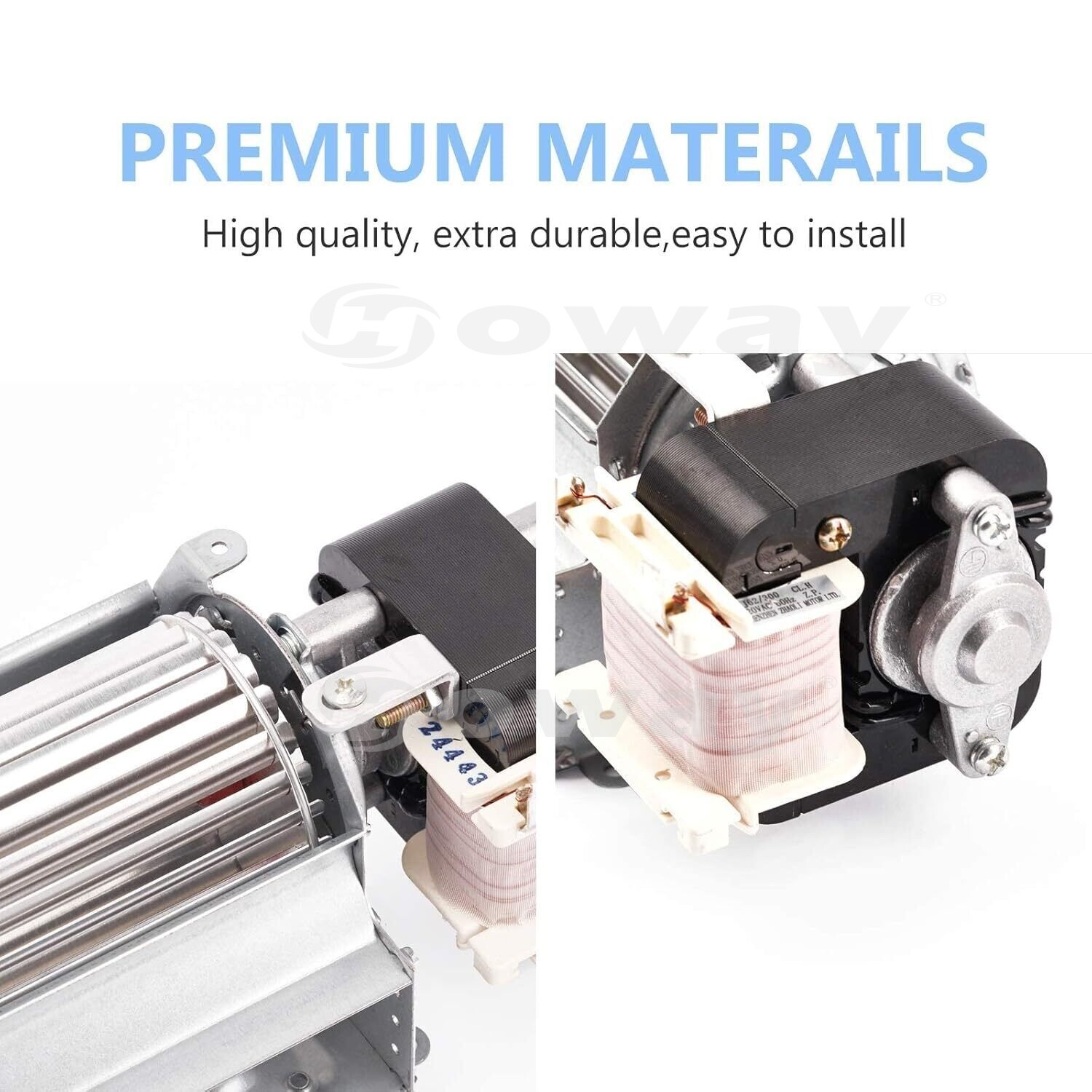 BKT GA3650 GA3700 GA3750 GA3650T GA3700T GA3750A Fireplace Blower Fan for Desa