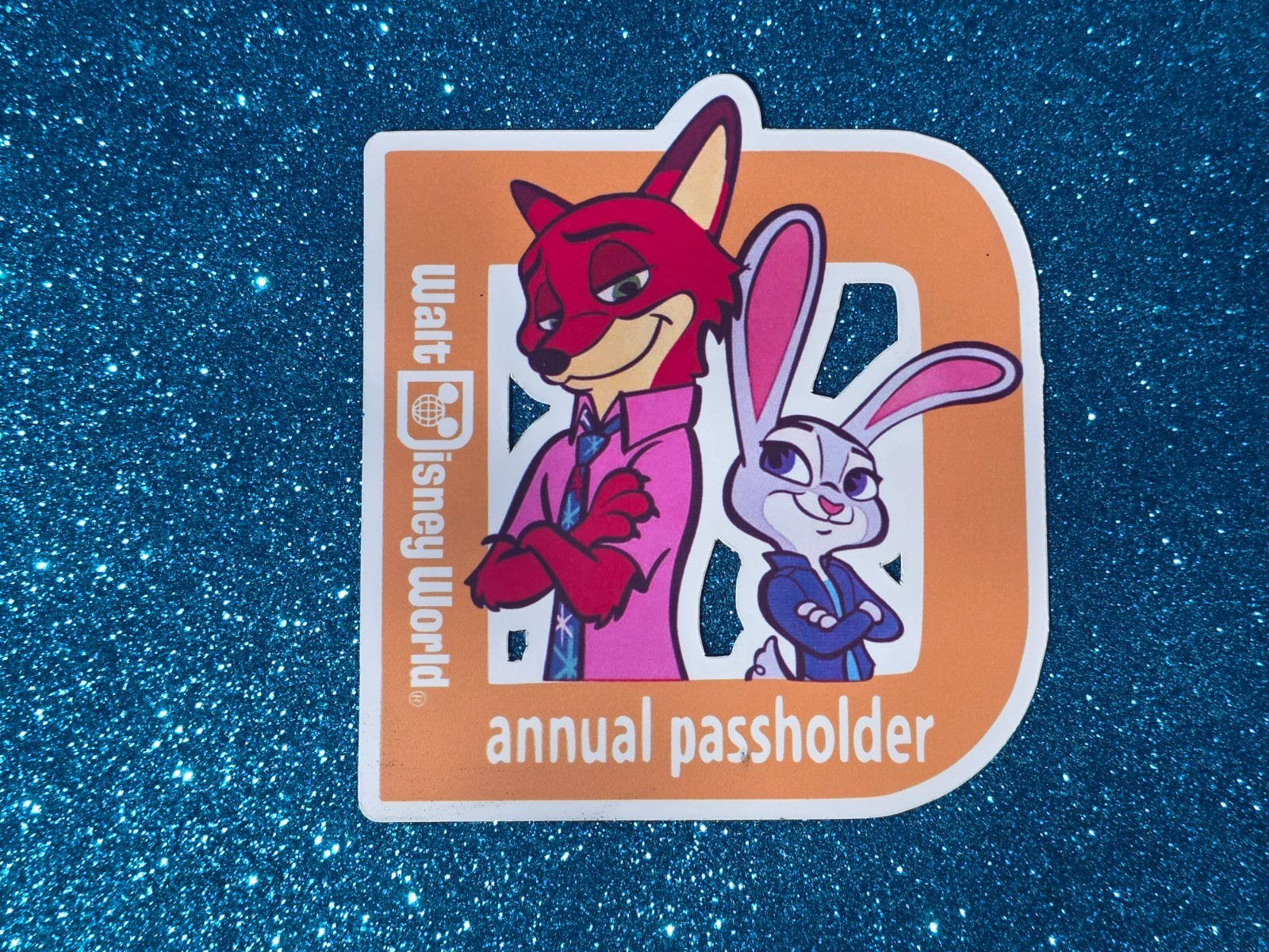 Walt Disney World ZOOTOPIA Annual Passholder Magnet ((HOME MADE))