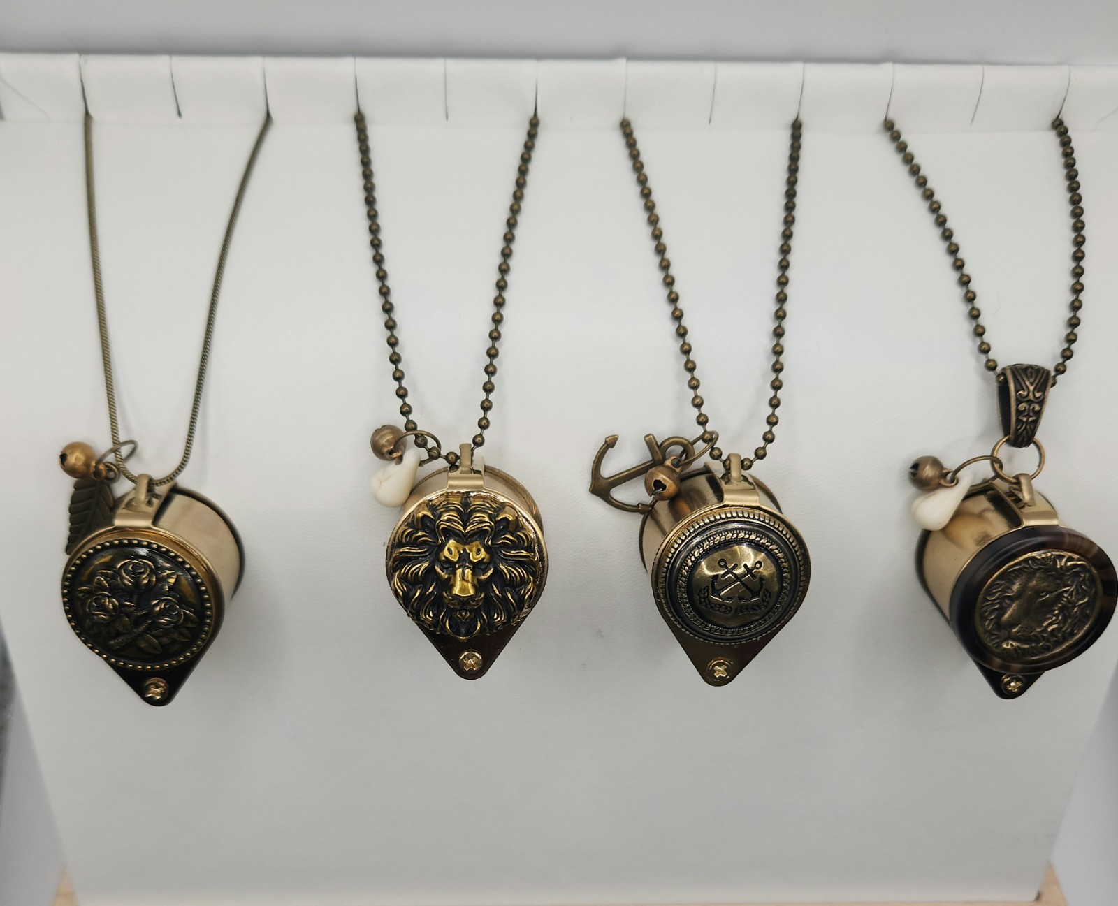 30× Jewelers Loupe Necklace Magnifier Loop Magnifying Glass Jewelry Silver Gold