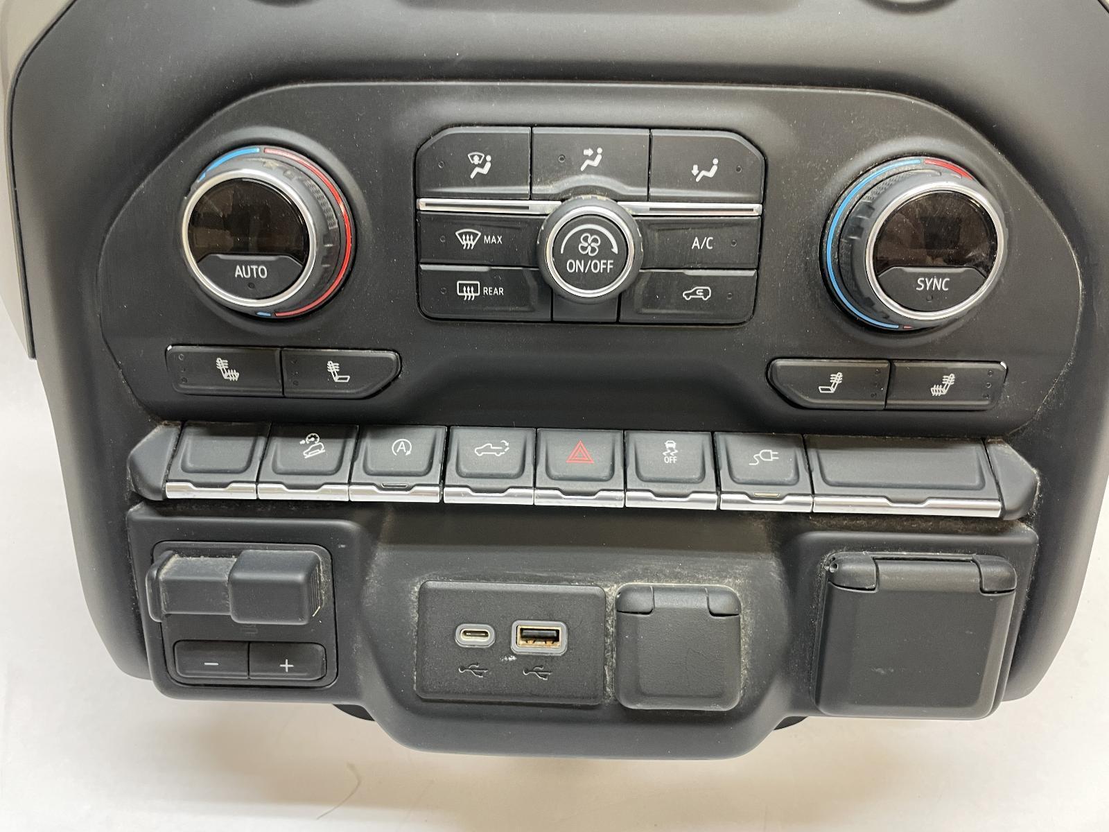 2019 CHEVY SILVERADO 1500 TRIM HEAT/AC CONTROLS w/HEATED SEAT 84499511 GM OEM