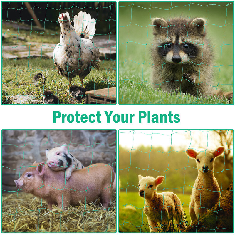 Heavy-Duty Growing Net Garden Trellis Netting for Vine Plants Fruits Flowers Veg