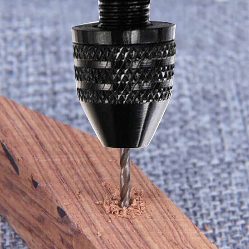 26pcs Mini Micro Hand Drill Bits Small Manual Keyless Chuck Pin Vise Rotary Tool