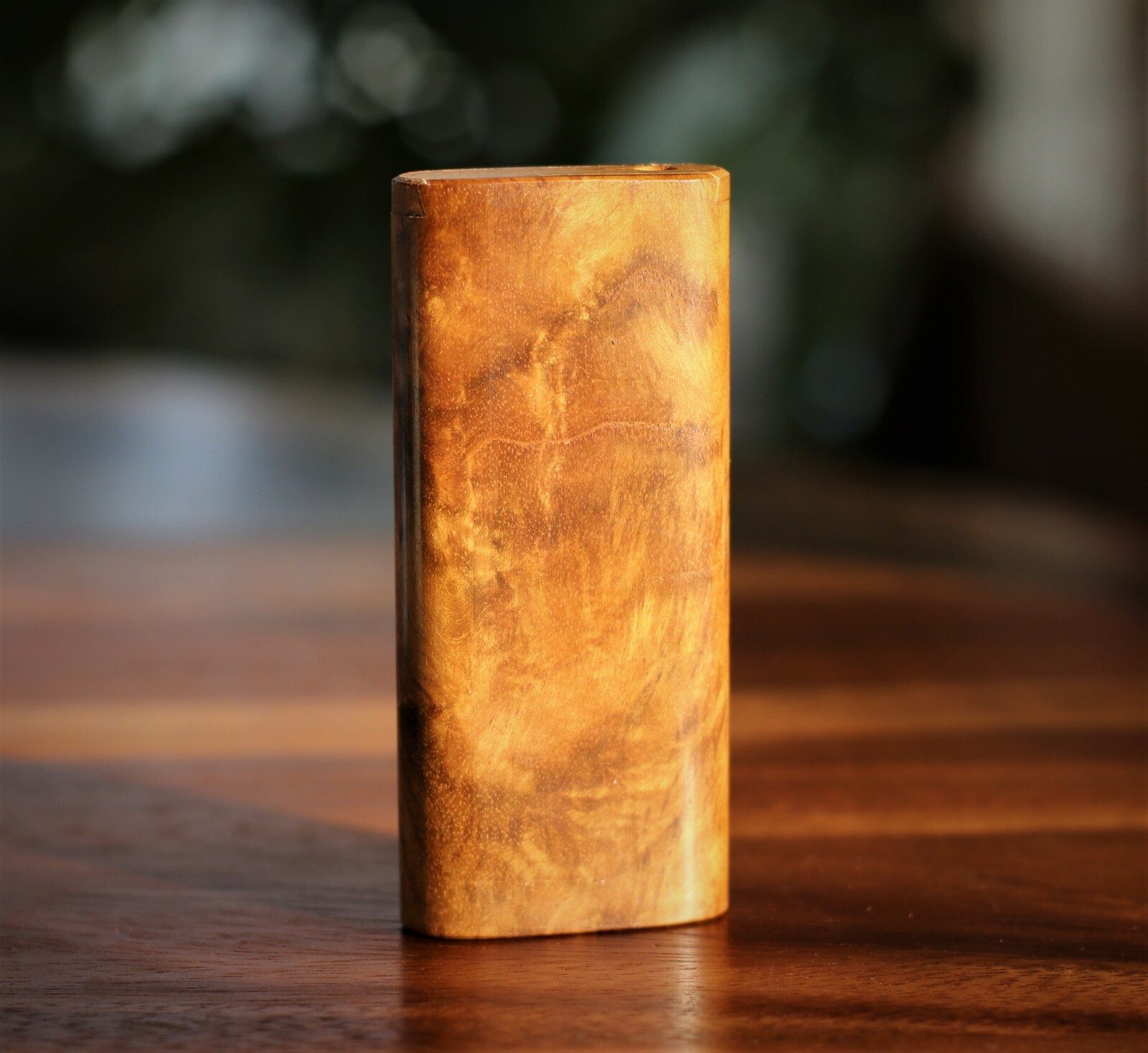 Teak Wood Dugout and one hitter- Perfect on the go smoking device