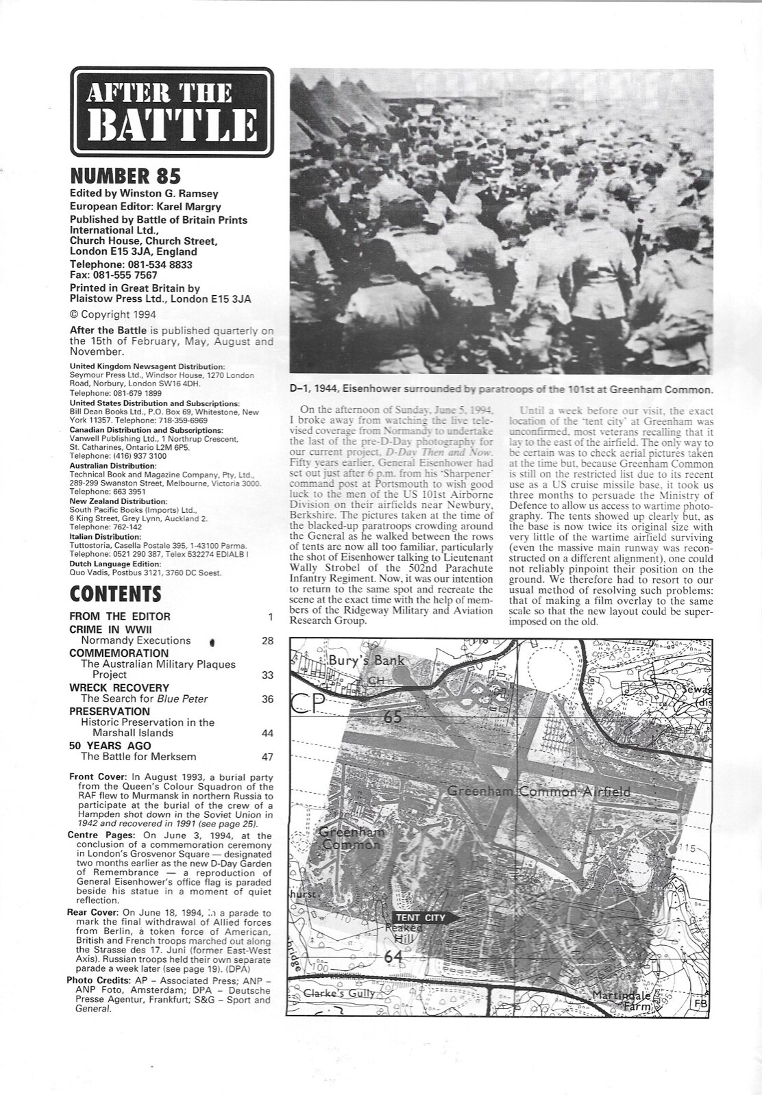 After The Battle 85 Normandy Executions Blue Peter Merksem Antwerp Australia