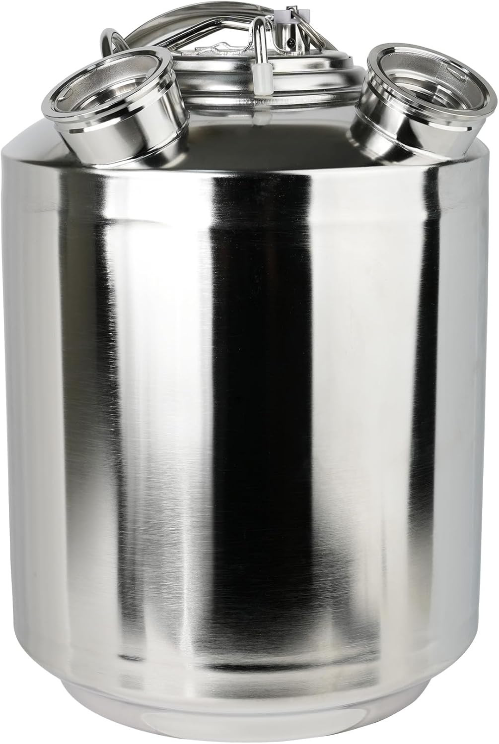 2.5 Gallon/10 L Cleaning Keg, Beer Line Cleaning Kit with 2 D Coupler Made of St