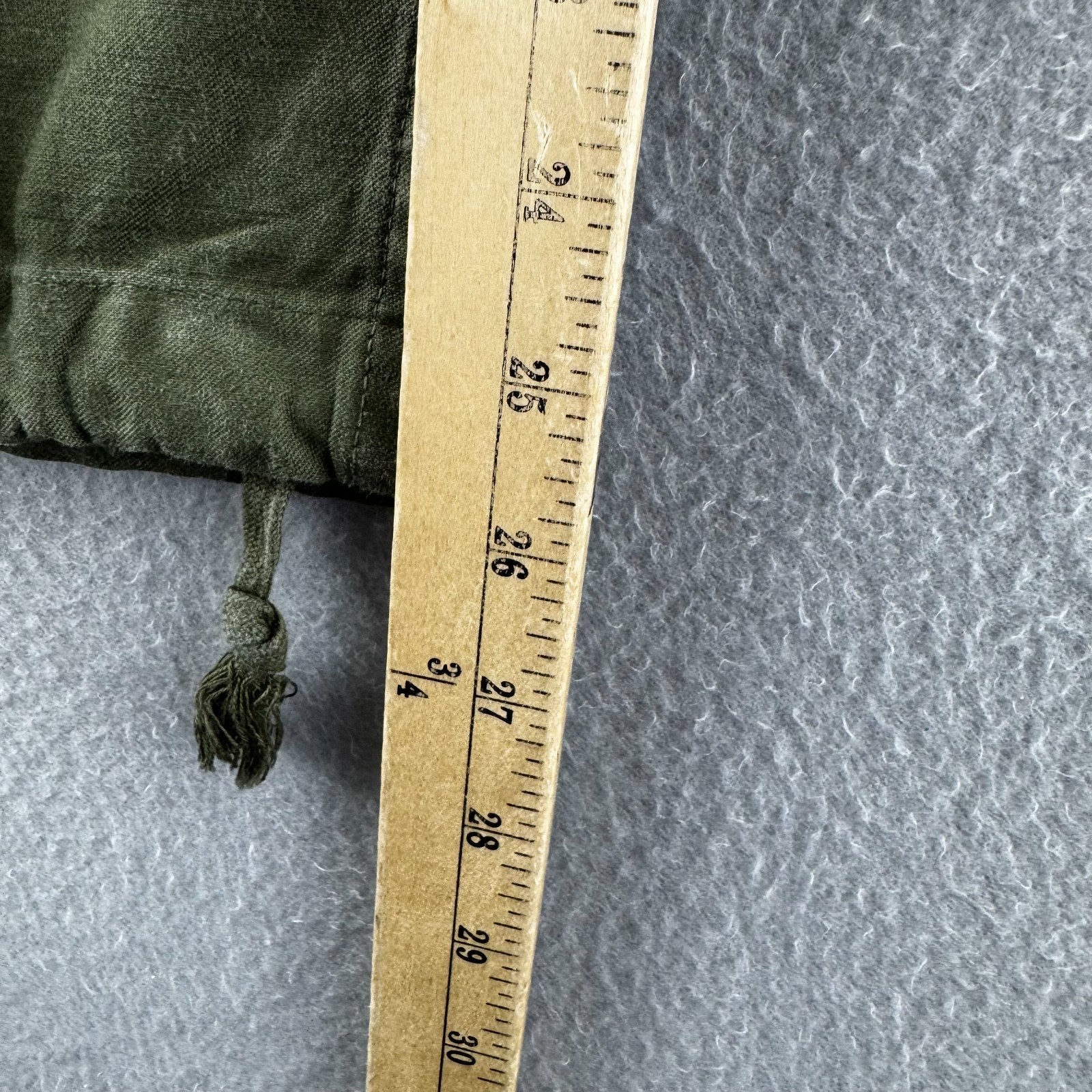 Vintage 50s Military Pants Mens 29x26 Korean War Cargo M-51 Field