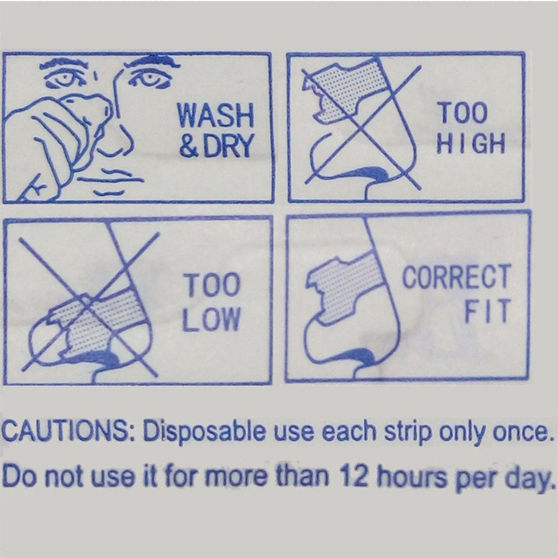 10-1000pcs Nasal Strips Breathe Better Anti Snoring Sleep Right Aid Stop Snore