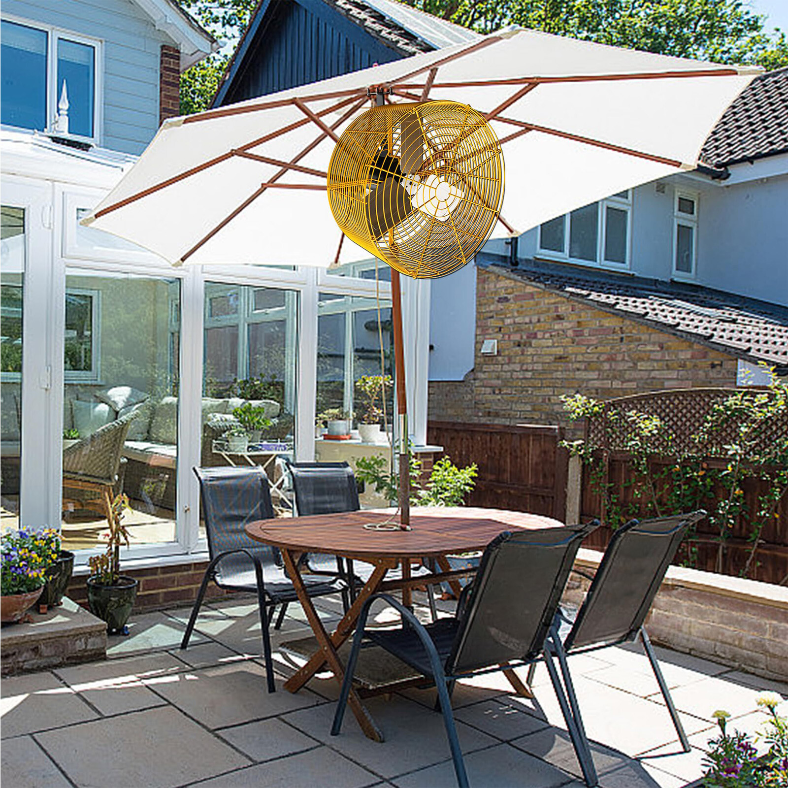 Greenhouse Circulation Air Circulation Fan 8/12/20/24 In 115V Ceiling Wall Mount