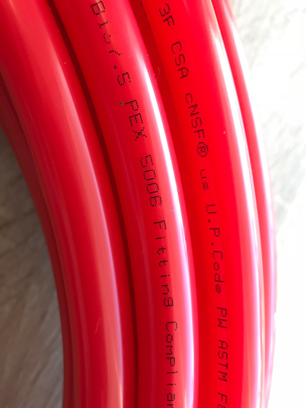 EFIELD Pex Pipe/Tubing 1/2" 2 RollsX100ft (200ft) Red &Blue For Potable Water