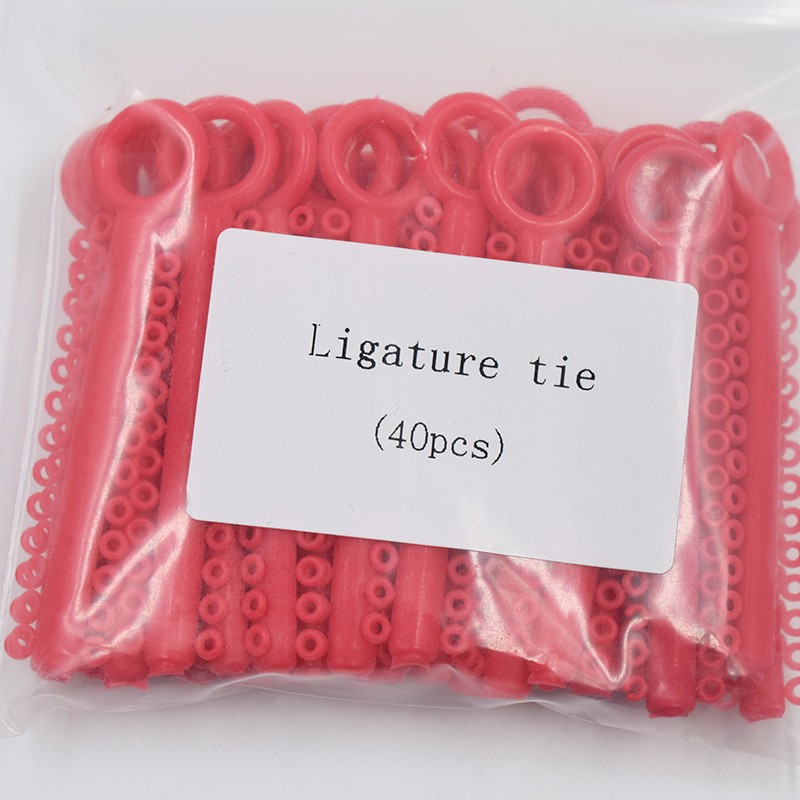50 Packs Dental Orthodontic 36 Colors Elastic Braces Rubber Ligature Ties Bands