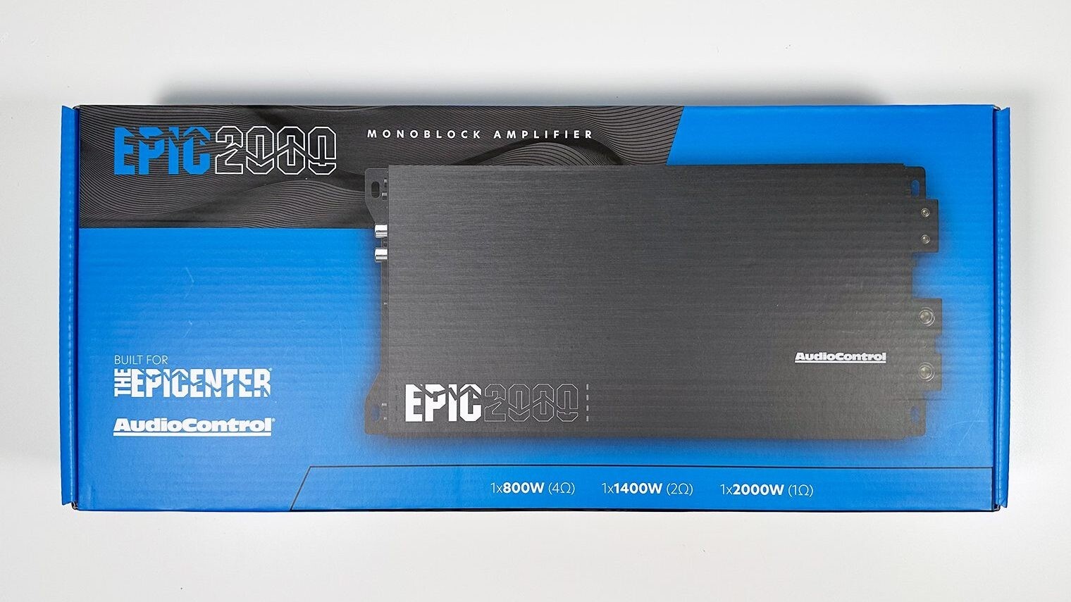 AudioControl EPIC2000 Monoblock Subwoofer Amplifier EPIC Series Class-D 2000W