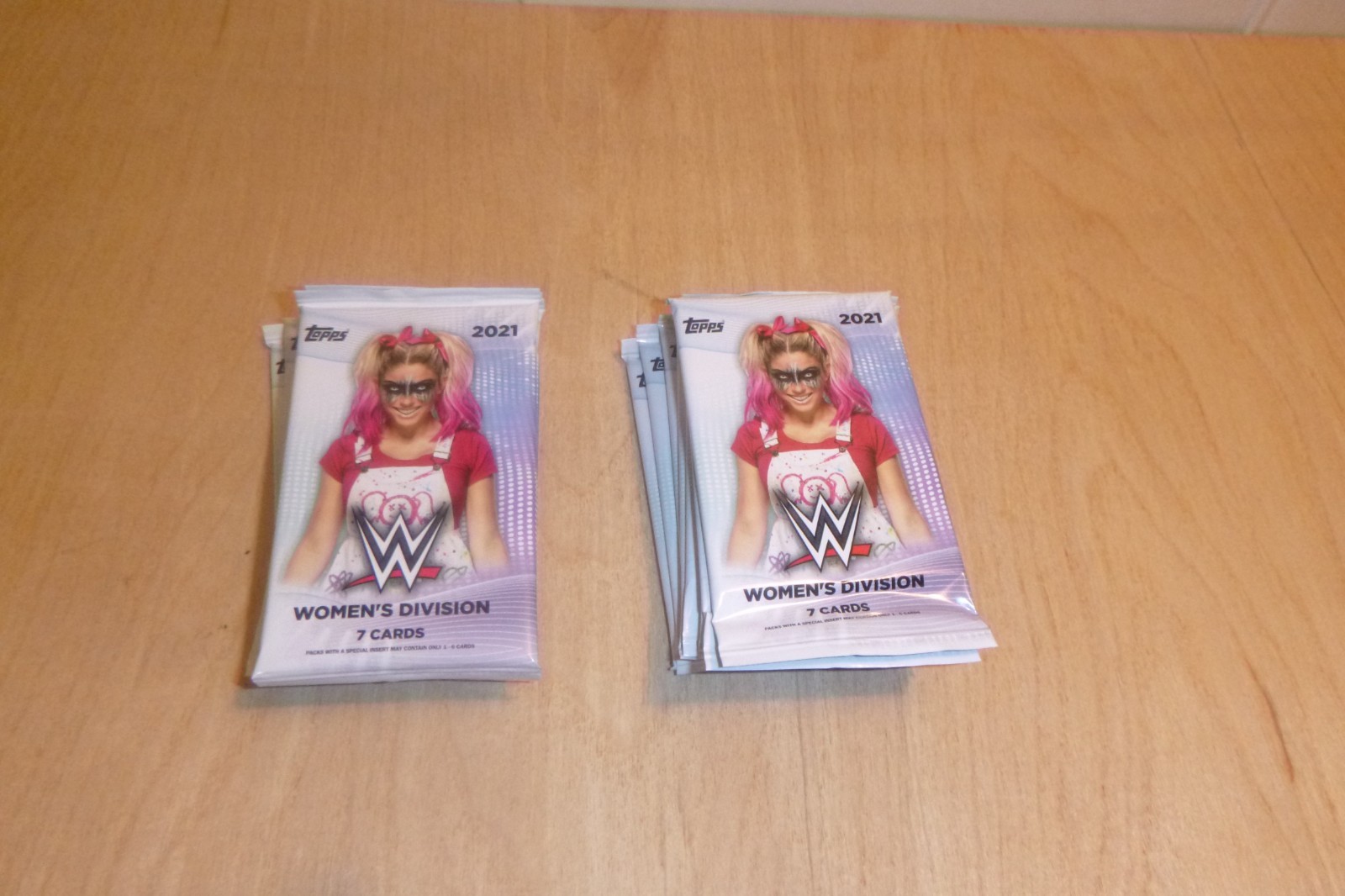 2021 Topps Women's Division Wrestling Lot of 16 Factory Sealed Packs