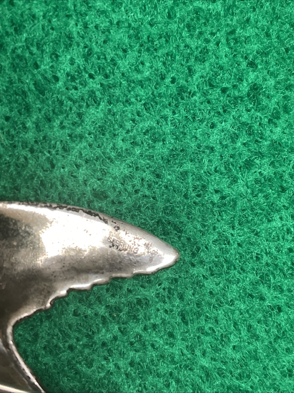 Beautiful Sterling Silver Bird Dove of Peace Figural Pin Brooch Heavy Large