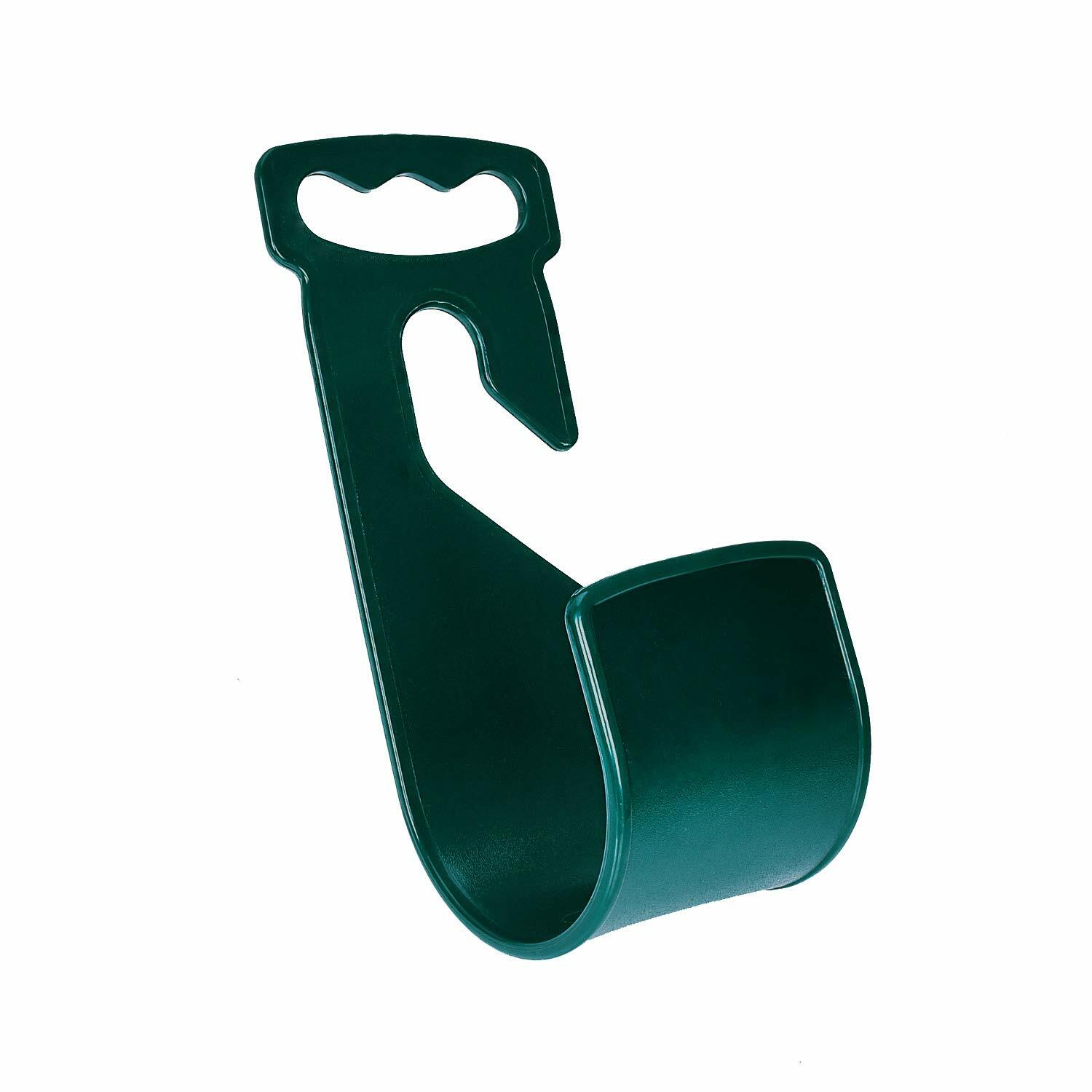 Garden Hose Hanger Wall Mount Water Hose Holder Hook, Dark Green