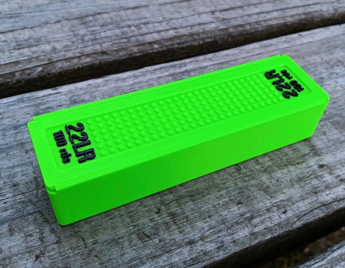 22LR Ammo Box 100rd Capacity (3 Pack)