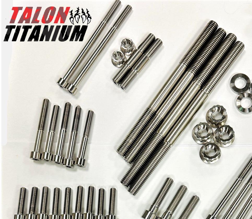 YFZ450R Titanium Bolt Kit Left Right Case Water Oil Pump Cover Lightweight Ti