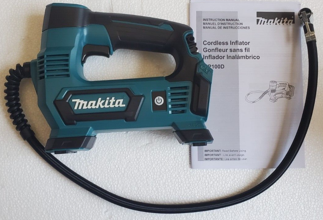 Makita MP100DZ 12V max CXT® Lithium-Ion Cordless Inflator, Bare Tool Only