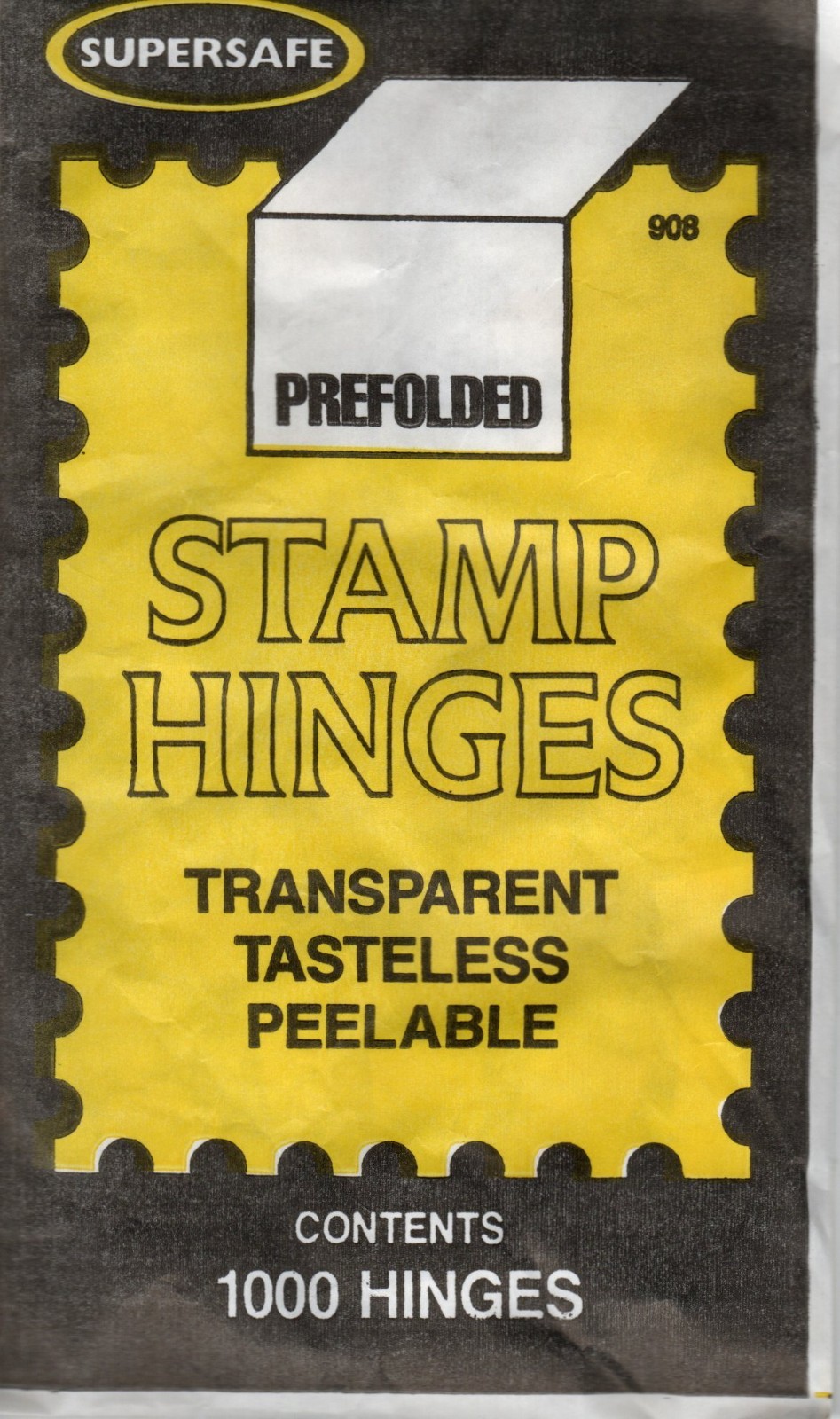 Supersafe Stamp Hinges Package of 1000