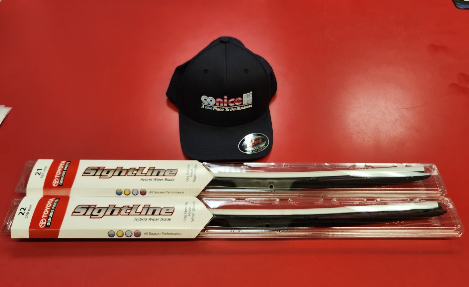 2005-2015 TOYOTA TACOMA GENUINE OEM SIGHTLINE WIPER BLADE SET 1H 1G