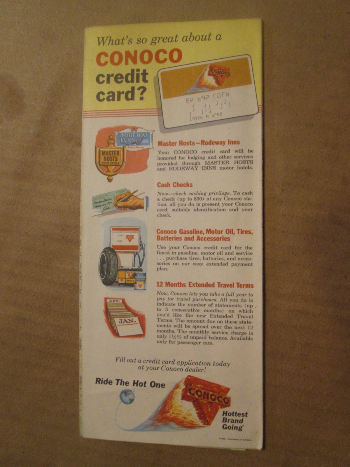 Conoco Highway Road Map of Idaho 1968