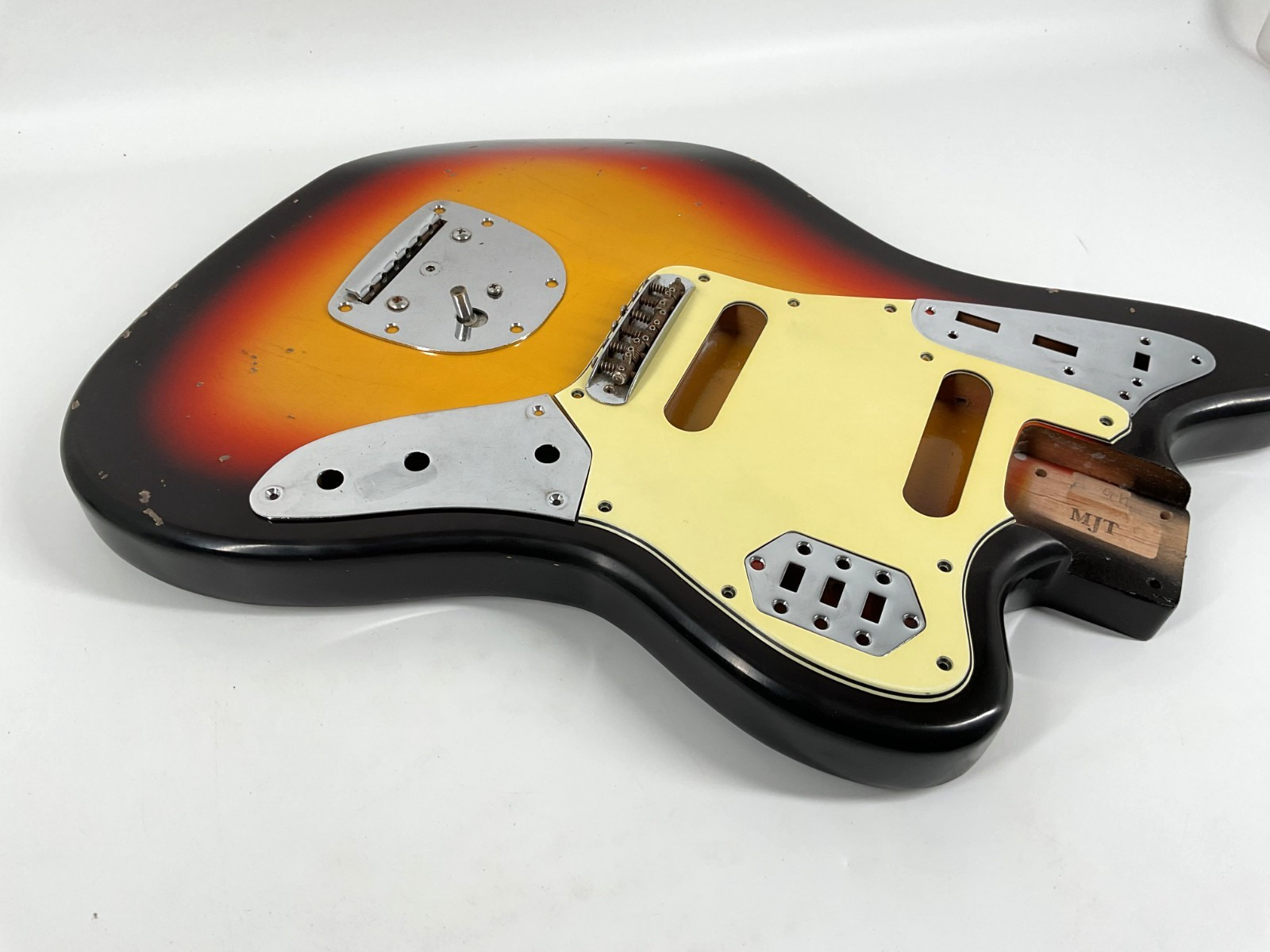 MJT Official Custom Vintage Aged Nitro Guitar Body Mark Jenny VTJG 3-Tone Burst