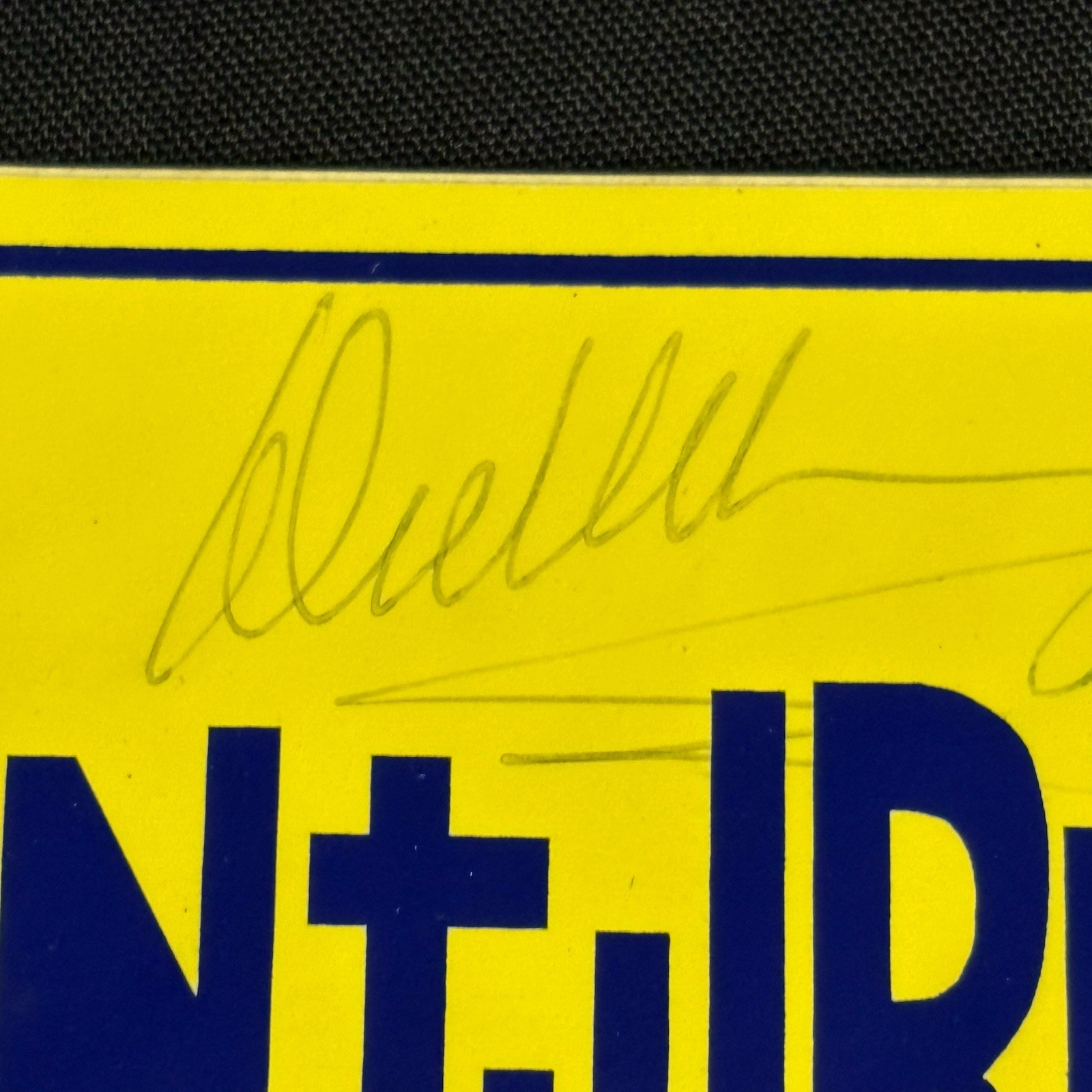 The VENTURES Autographed 3x8 Bumper Sticker Signed Wilson, Taylor, Bogle, McGee