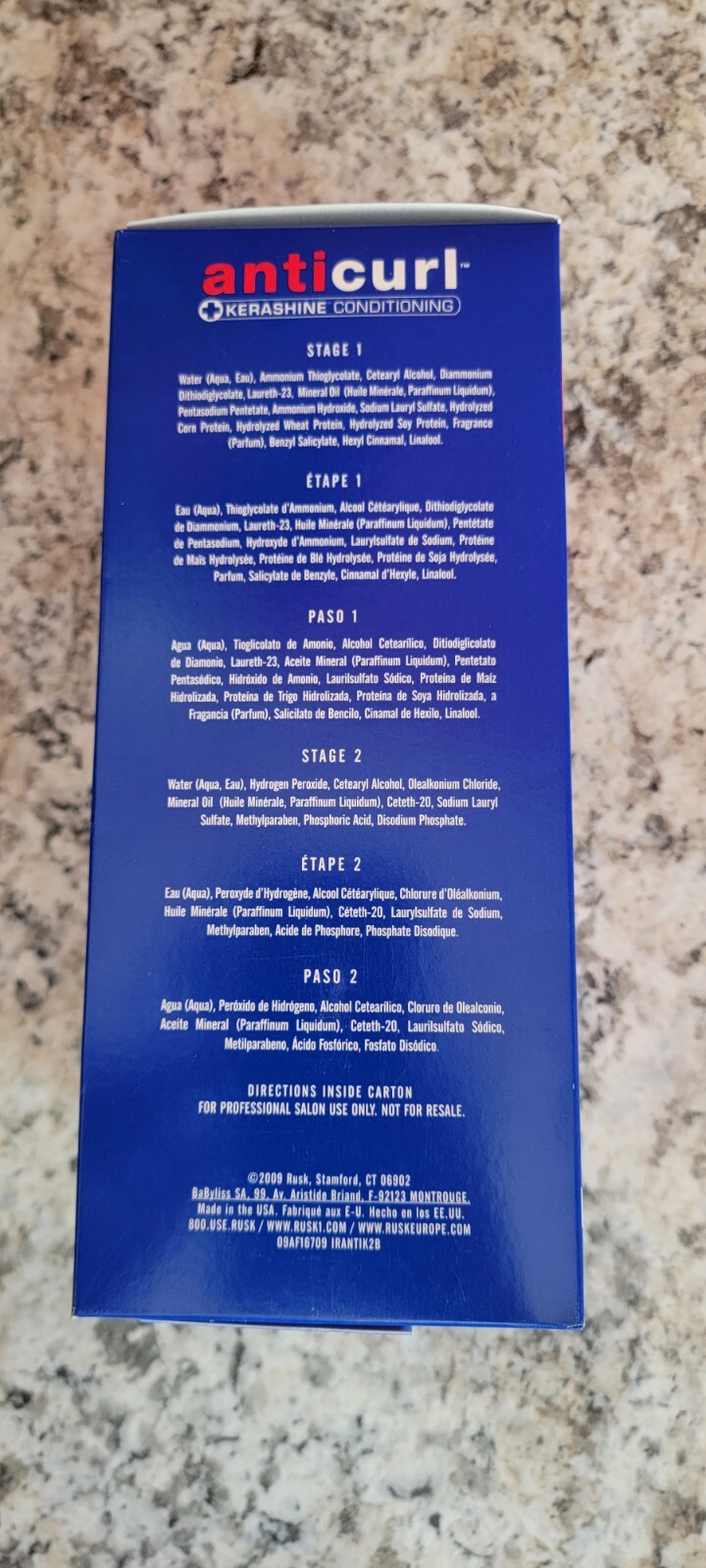 RUSK AntiCurl 2 Kerashine Conditioning