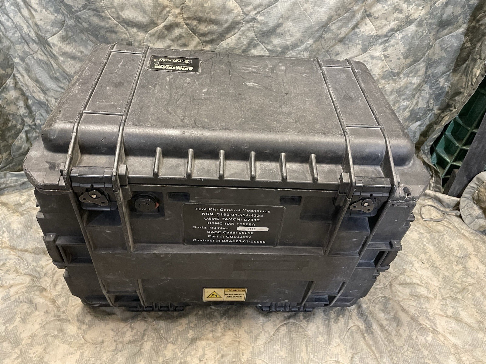 ARMSTRONG MILITARY TOOL KIT SET GENERAL MECHANIC USMC GMTK with Top Tray