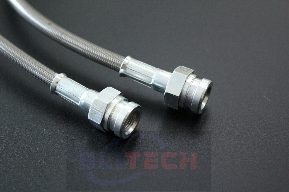 DOT Braided Brake Lines Front & Rear For 92-95 Honda Civic & 94-01 Acura Integra