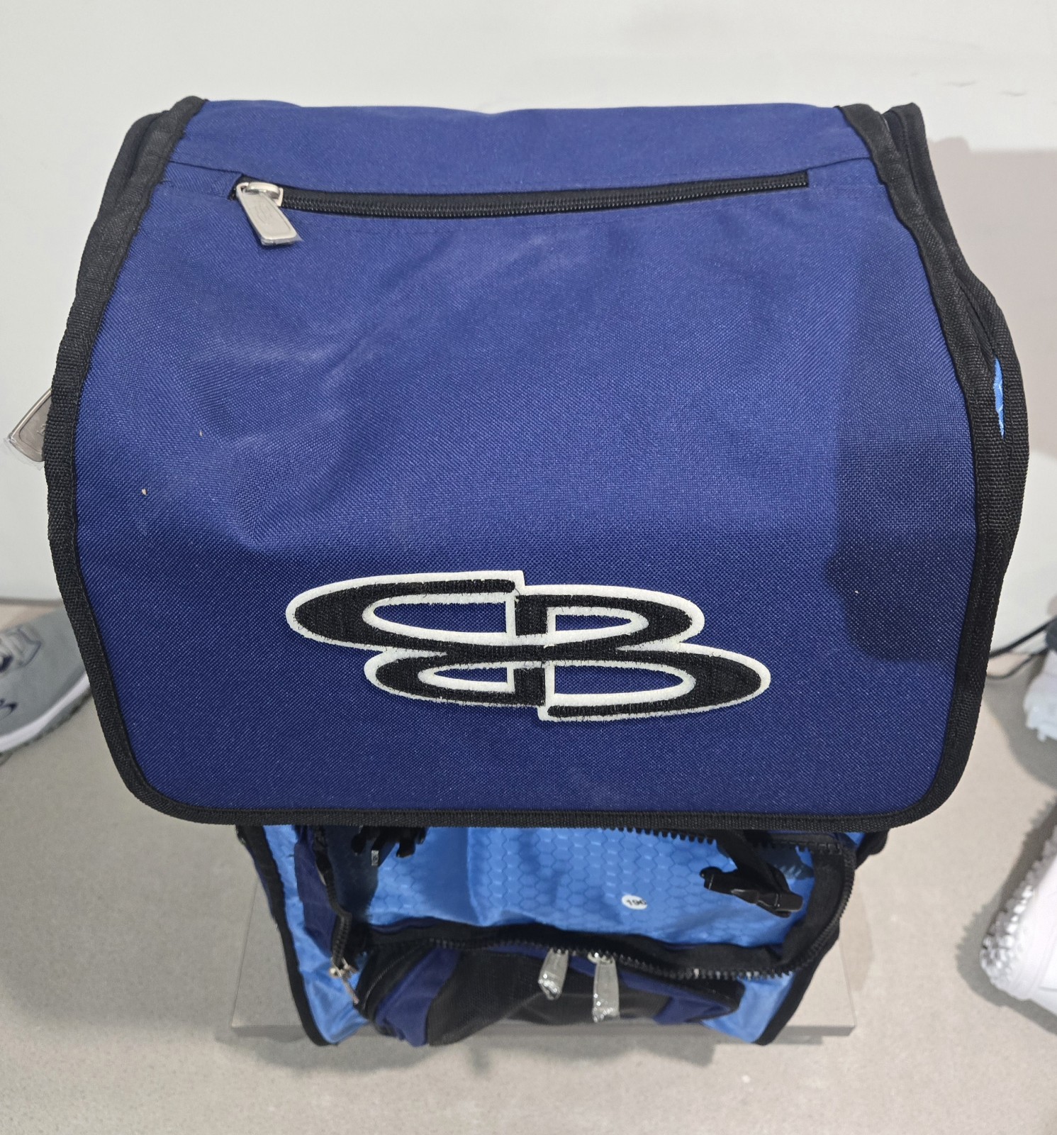 Boombah Superpack Blue Navy *missing Front Flap *