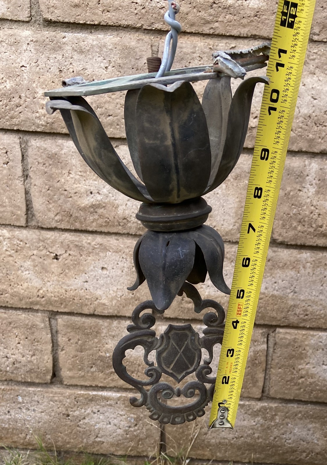 Antique Gothic Light Fixture Lamp Part Gas ? Electric ? Indoor Outdoor Lighting