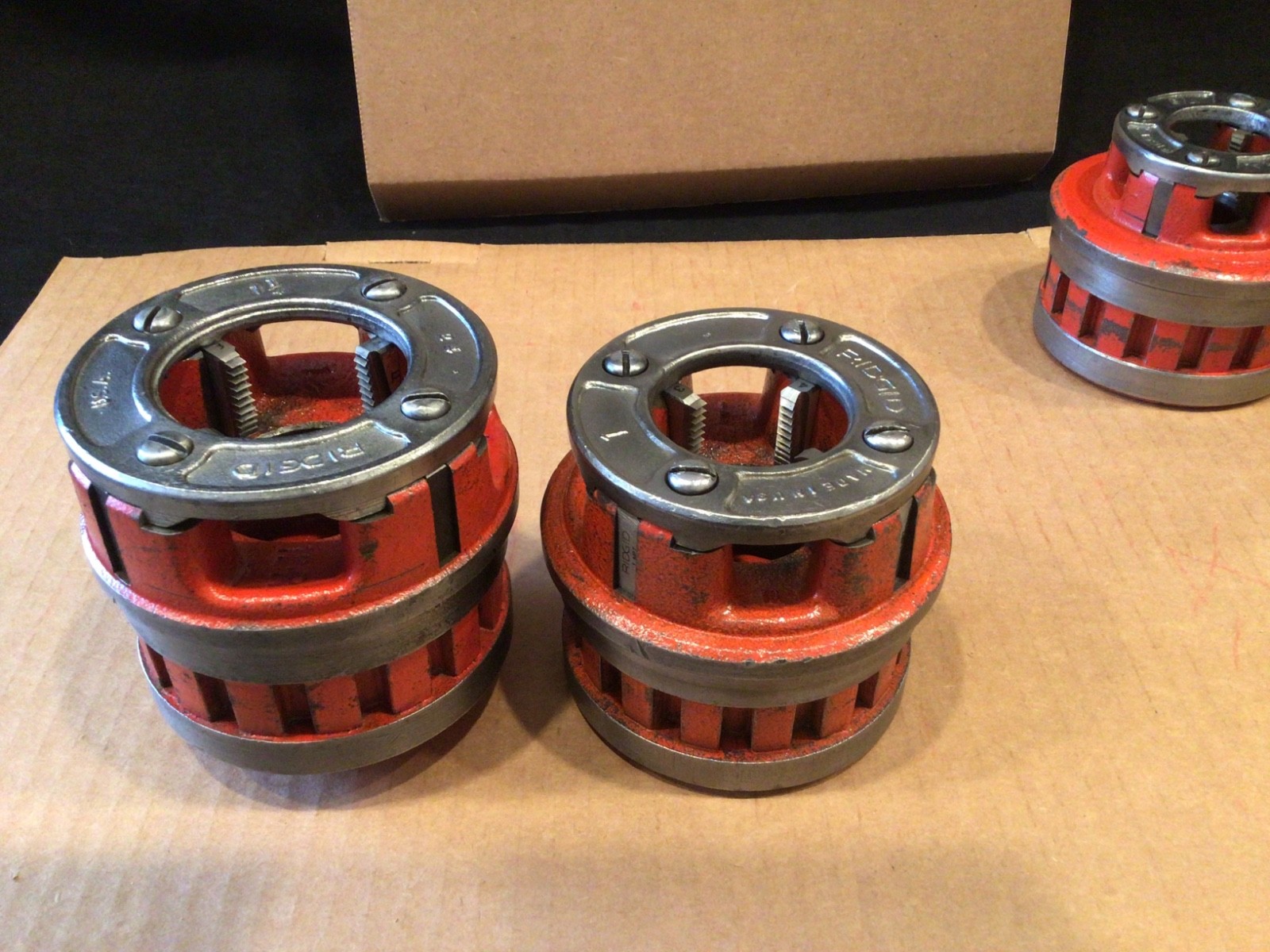 RIDGID 12 R PIPE THREADING DIE SET 1/2"-2", 6 Die Heads, FITS RIDGID 700 12R