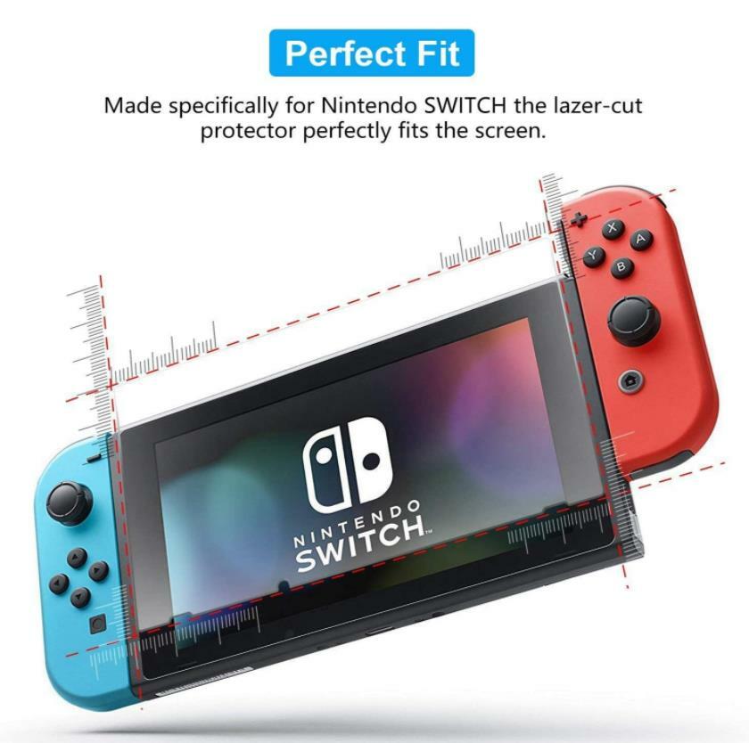 For Nintendo Switch Premium Tempered Ultra Clear HD Glass Screen Protector