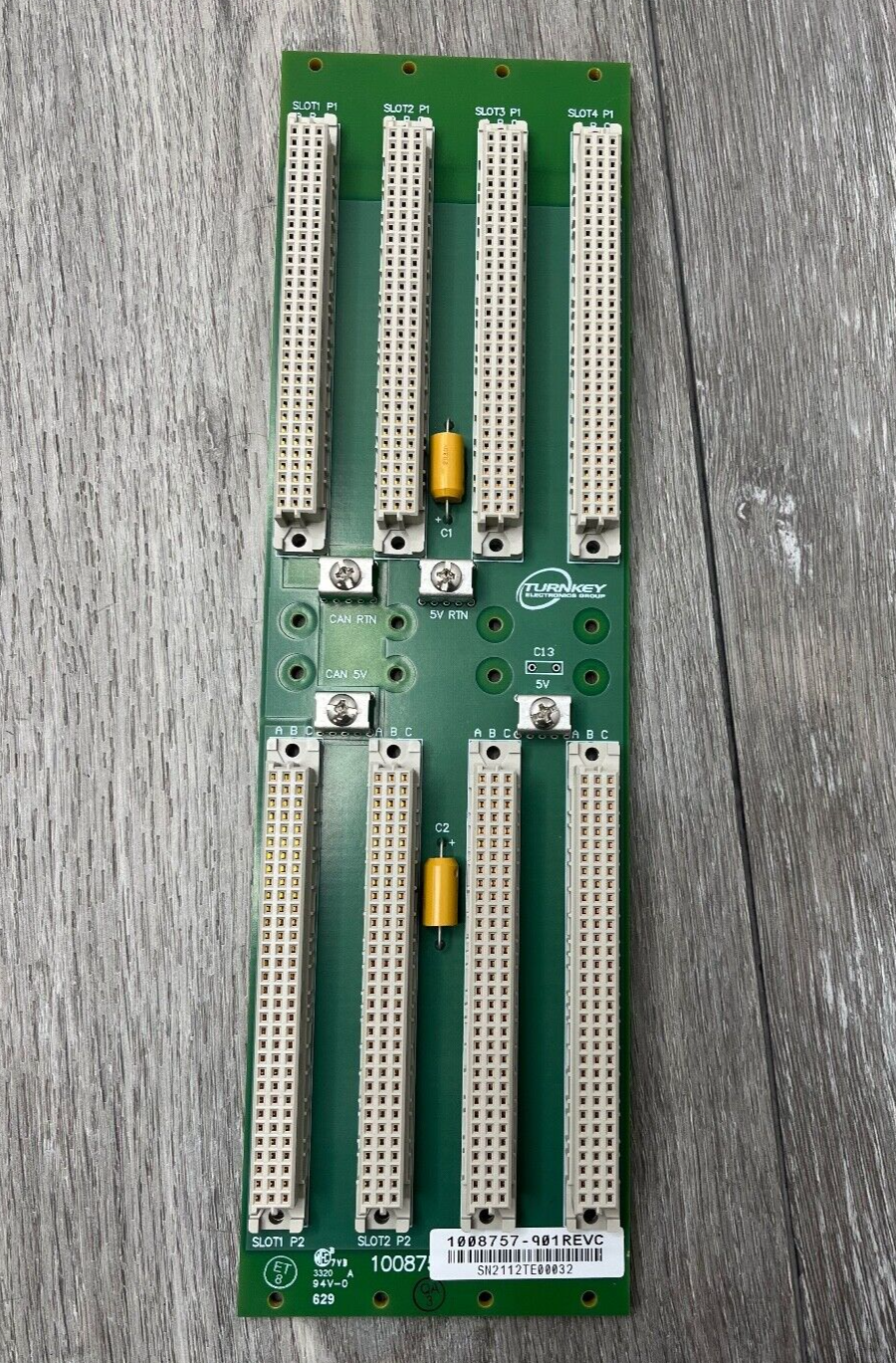 Turnkey VME High Performance Backplane Board 1008757-901REVC