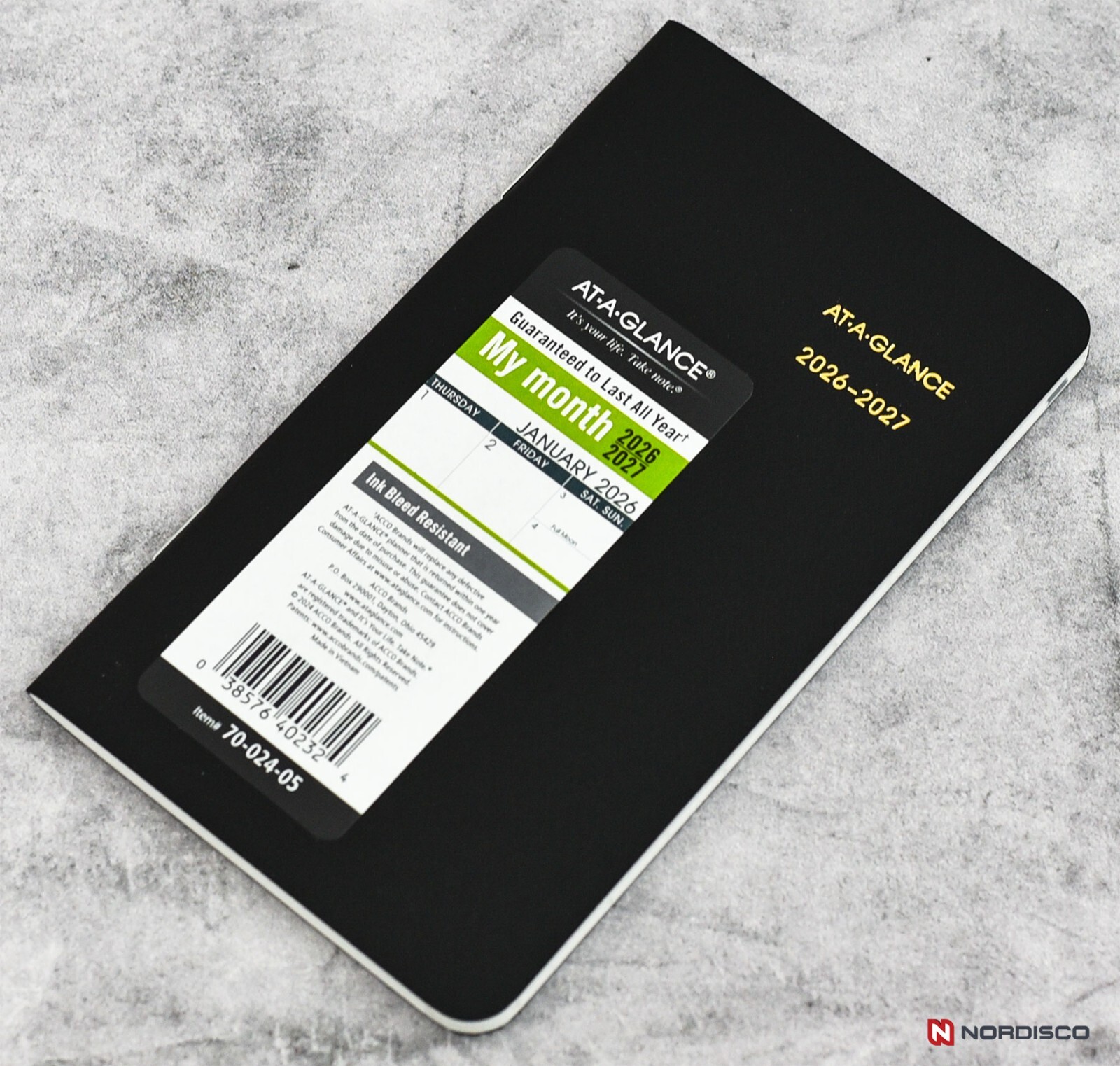 2026 & 2027 At-A-Glance 70-024-05 Two Year Monthly Planner, 3-1/2 x 6"