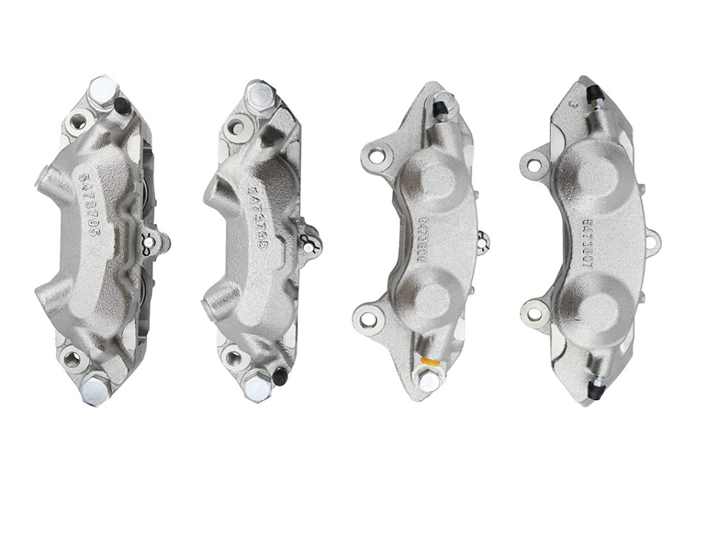 4Pcs Rear Front Left Right Disc Brake Calipers For 1965-1982 Chevrolet Corvette