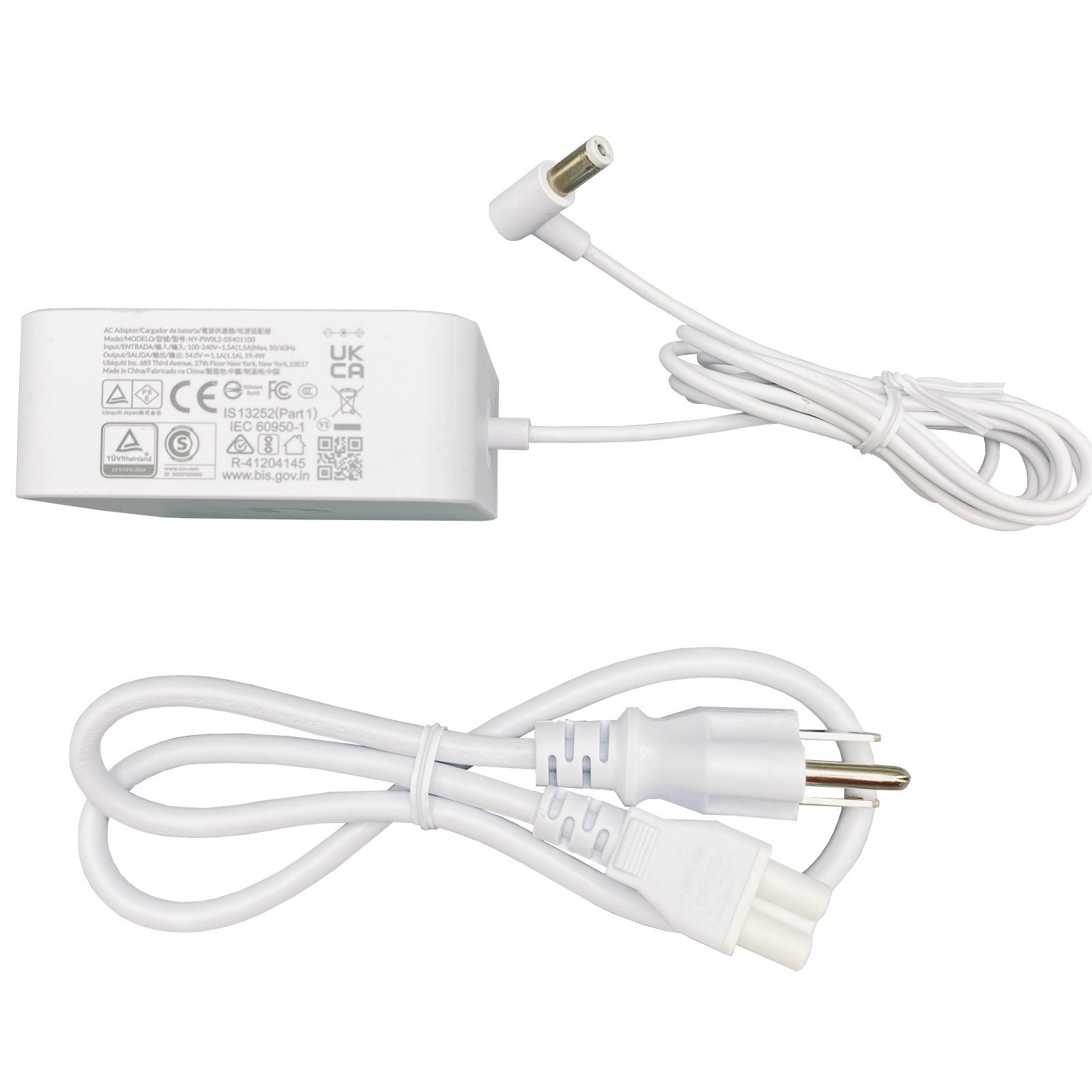 Genuine Ubiquiti NY-PW0L2-05401100 AC Adapter 54V 1.1A 59.4W Power Supply OEM