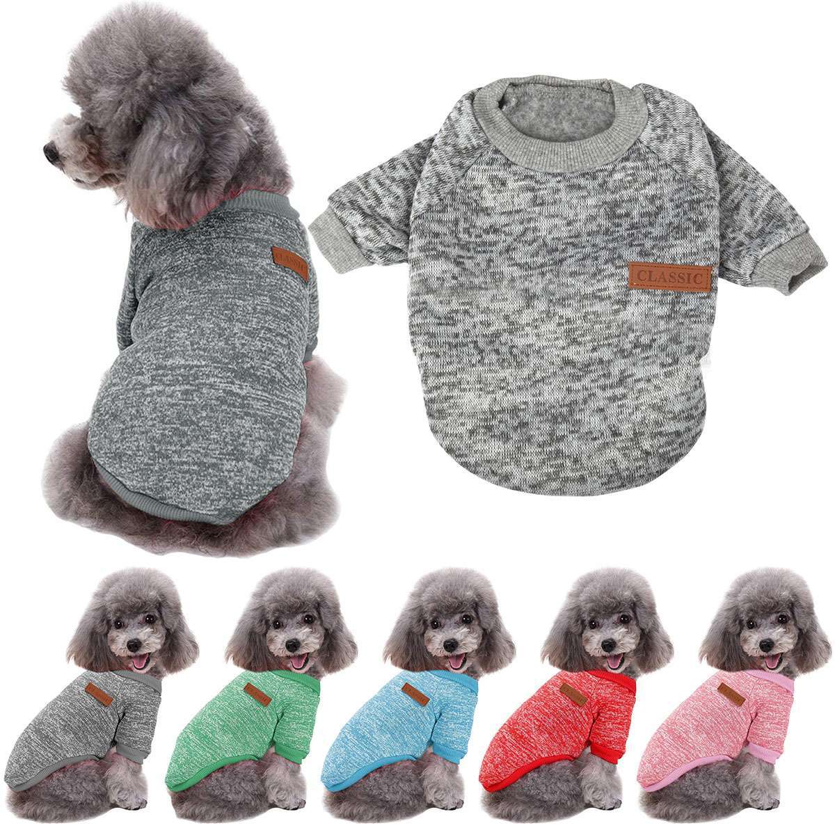 Pet Dog Cat Winter Warm Fleece Vest Clothes Puppy T Shirt Sweater Apparel Coat